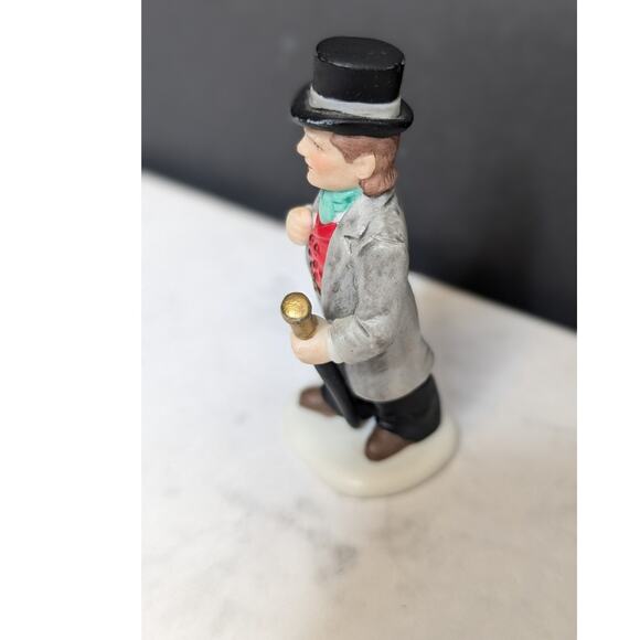 Vintage Lefton Colonial Village Morton Manchester figure Holiday Christmas - Picture 6 of 7